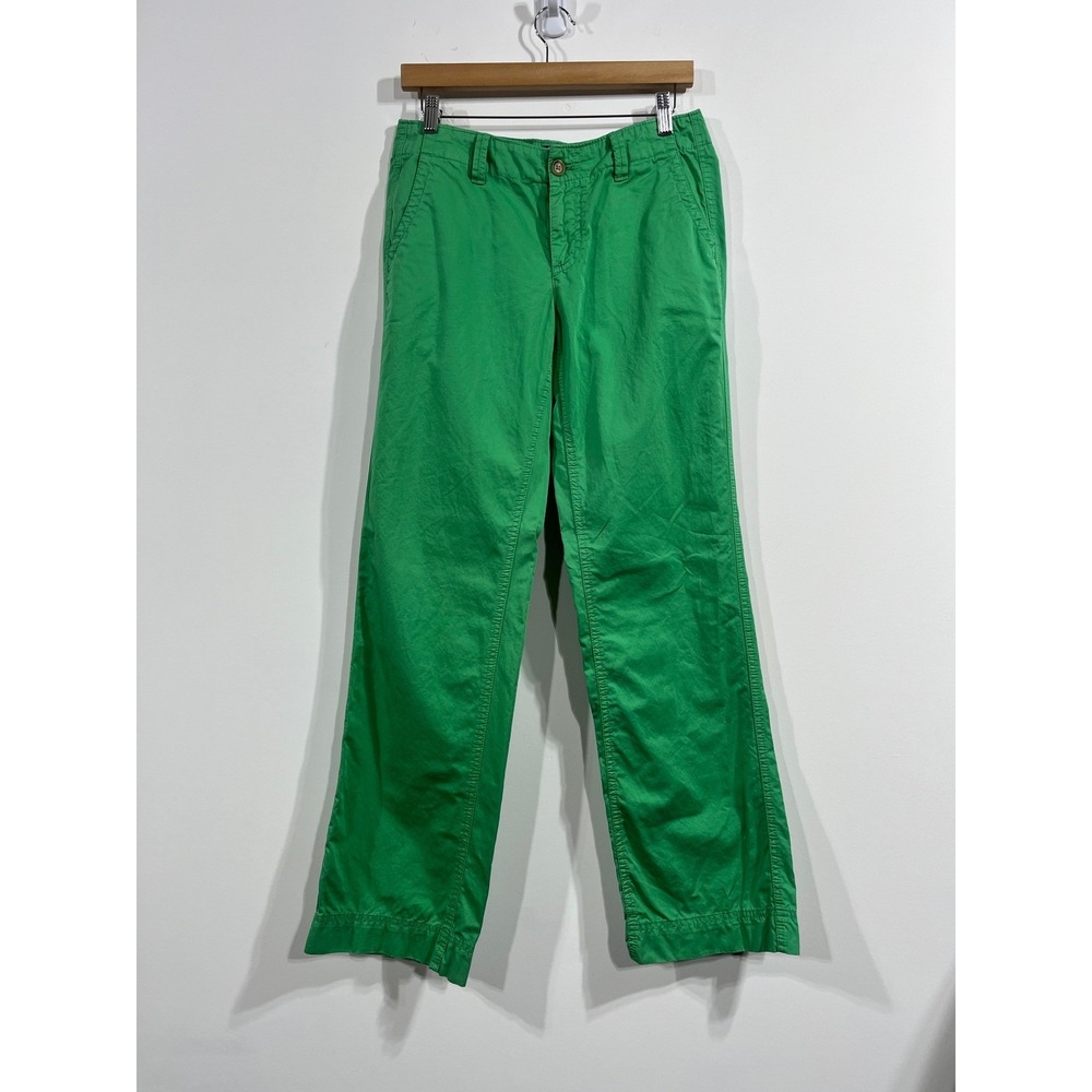 Gap Y2K VTG Straight Leg‎ Chino Pants Kelly Green Indie Womens 4 Festival
